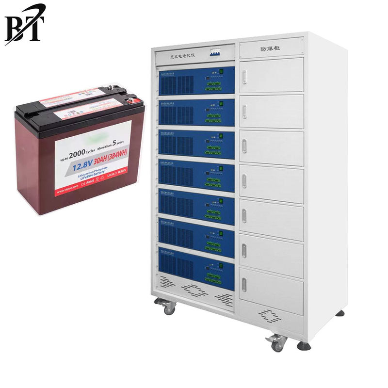 AC380V Battery Charge Discharge Tester With Aging Parameter Recording Function